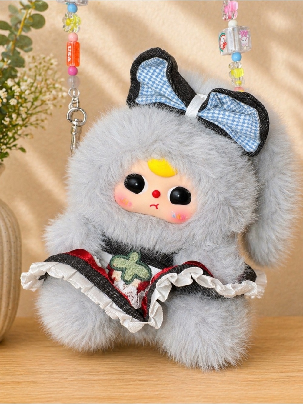 Baby Three Macchiato Mini Rabbit Bag “Nebula Cocoa” Kawaii Plush Crossbody Cute